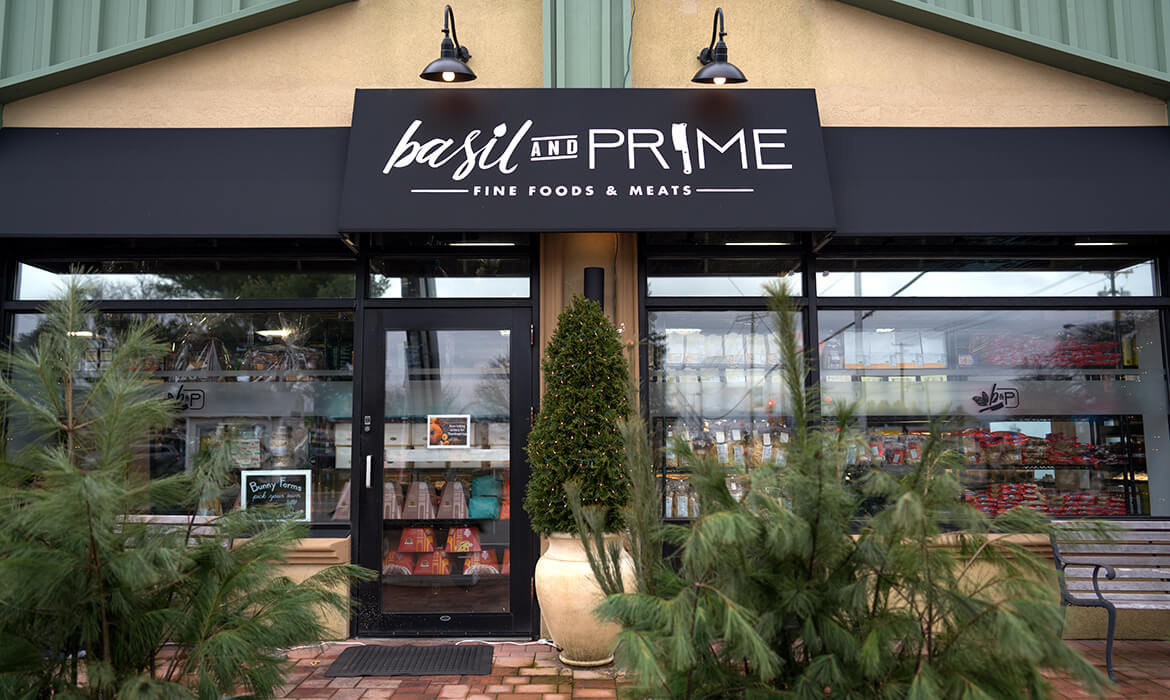 Exterior Shot of Basil & Prime