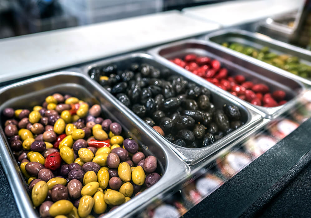 Assorted Olive Bar